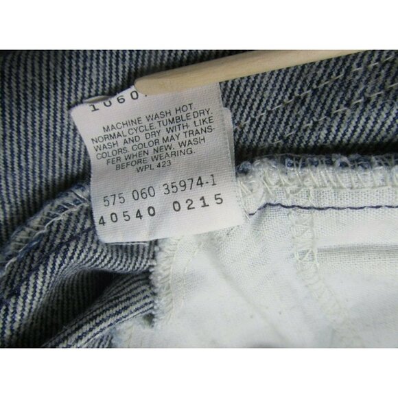 Vintage Men's Levi's 540 Jeans Tapered USA Leather Tab Size 38x30 Irregular - Picture 8 of 12